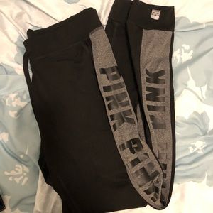 Pink Victoria’s secret sweatpants/ leggings